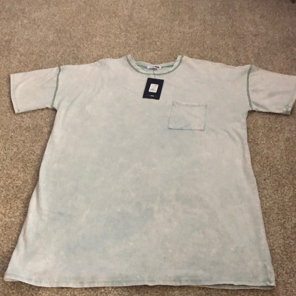 Brand new fashion nova mini tshirt dress with front pocket